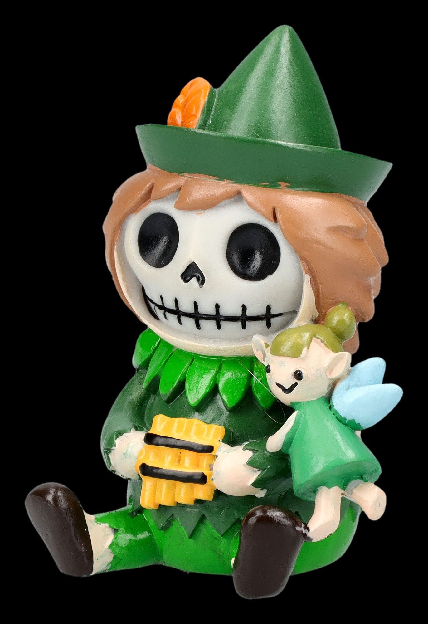 Figuren Shop GmbH Fantasy-Figur Furrybones Figur - Peter Pan - lustige Dekofigur Gothic Dekoration
