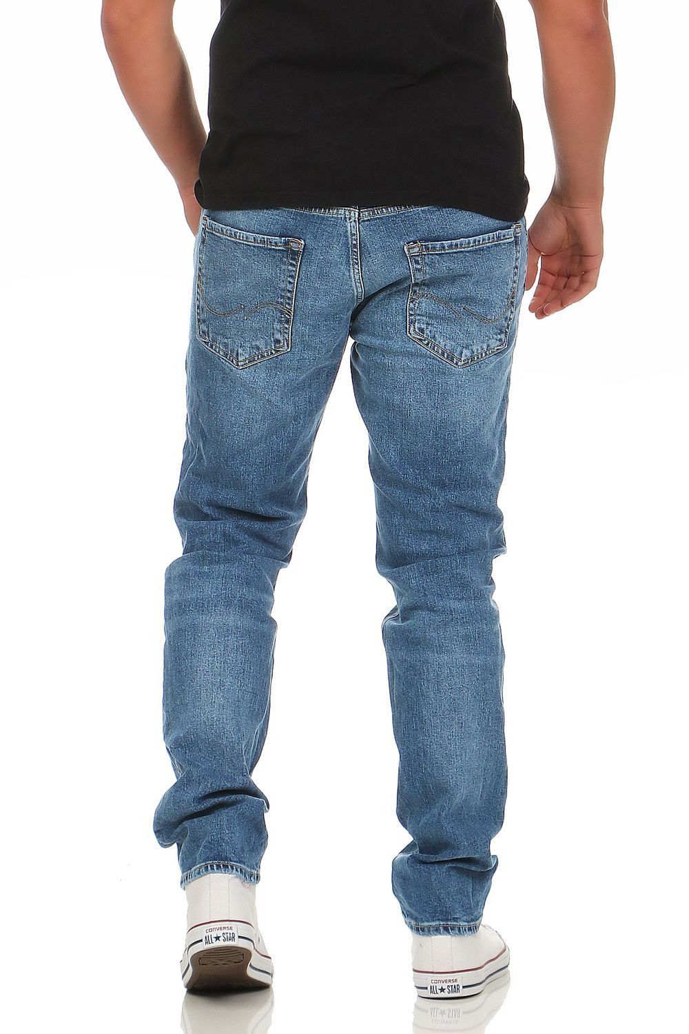 Jack & Jones Comfort-fit-Jeans Jack & Jones Mike Original Comfort Tapered Herren Jeans – Bild 3 von 3