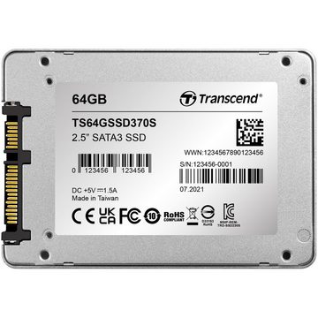 Transcend SSD370S 64 GB SSD-Festplatte (64 GB) 2,5""