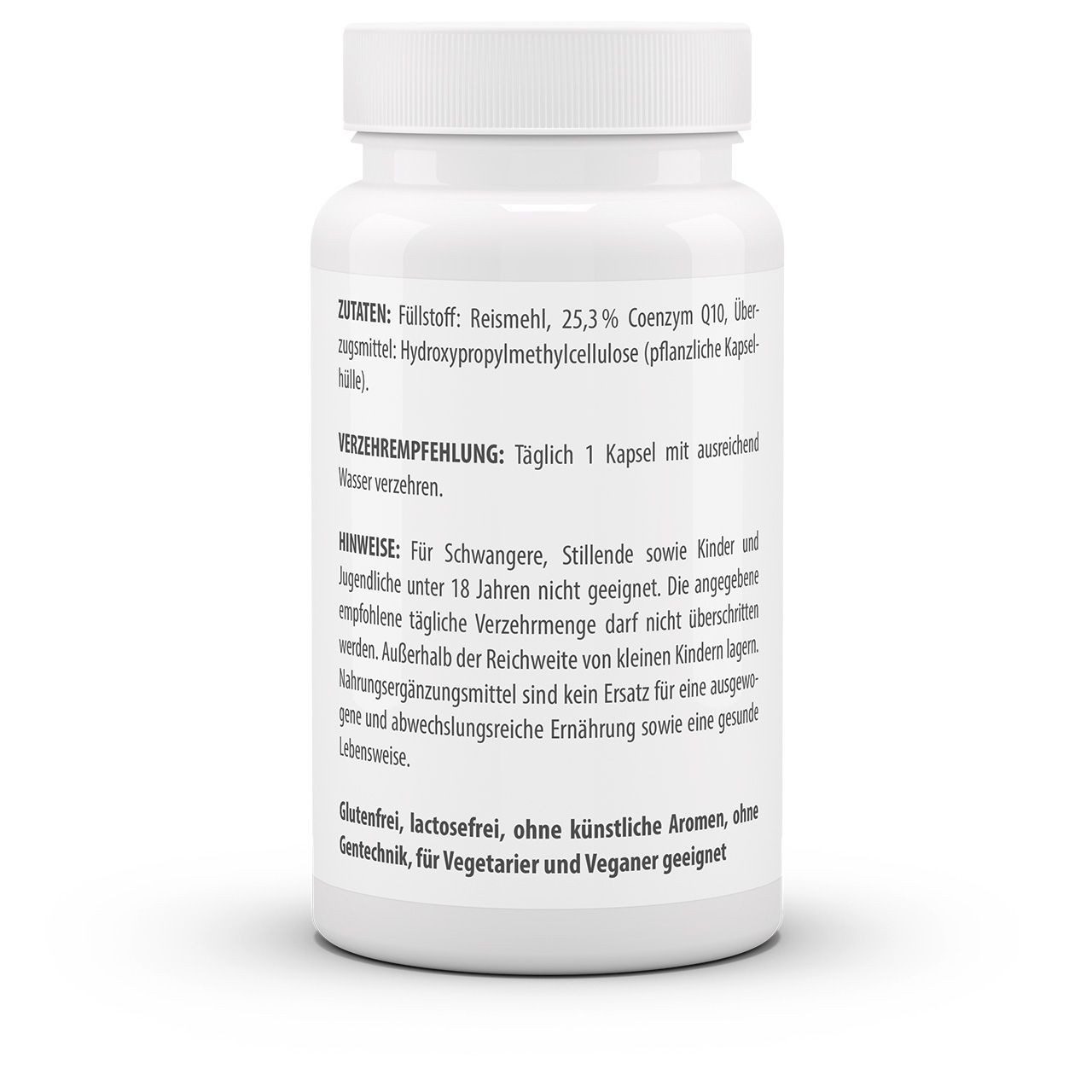 vitaworld Q10 100 mg Ubichinon - 100 % natürlich - Hefe-Fermentation Kapseln, 100 St., 43.0 g