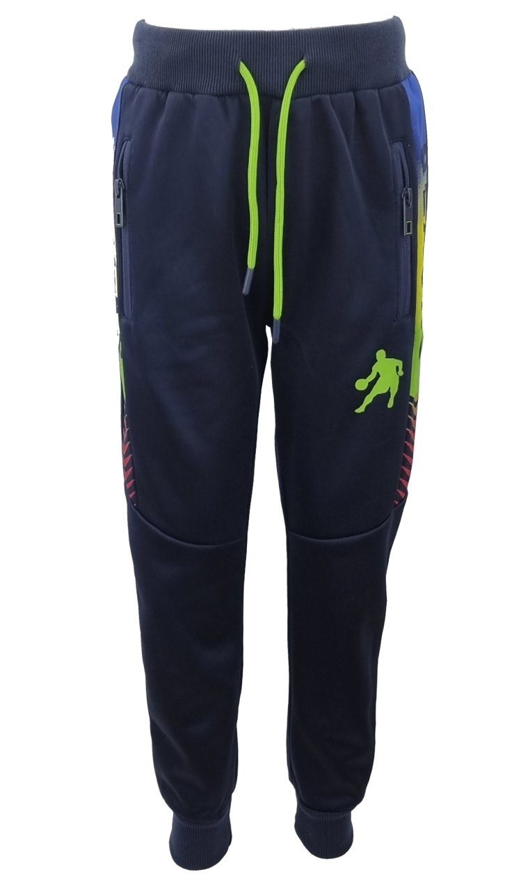 Fashion Boy Jogginghose warme Jogginghose Freizeithose Sweathose gefüttert J283 Elastikbund mit Tunnelzug