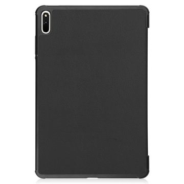 König Design Tablet-Hülle Huawei MatePad 11 2021, Tablethülle für Huawei MatePad 11 2021 Schutztasche Wallet Cover 360 Case Etuis Schwarz