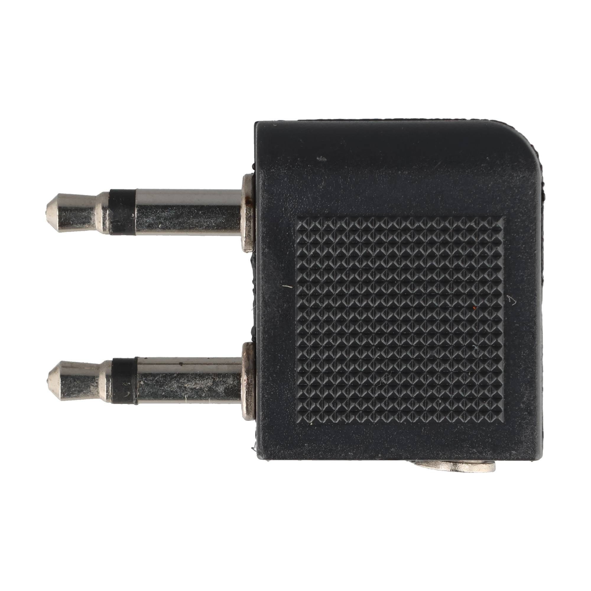 Goobay Goobay Flugzeug- / Reise-Kopfhörer-Adapter AUX-Klinke 3,5-mm-Buchse - USB-Kabel