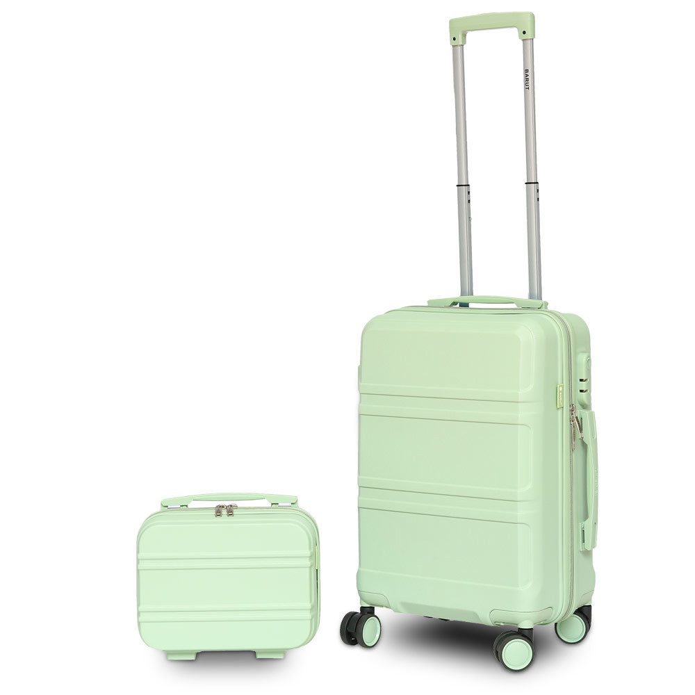 Barut Kofferset Reisekofferset 2-teilig Modell Anubis Mint, 4 Rollen, (Set, 2 tlg., MS-19038)