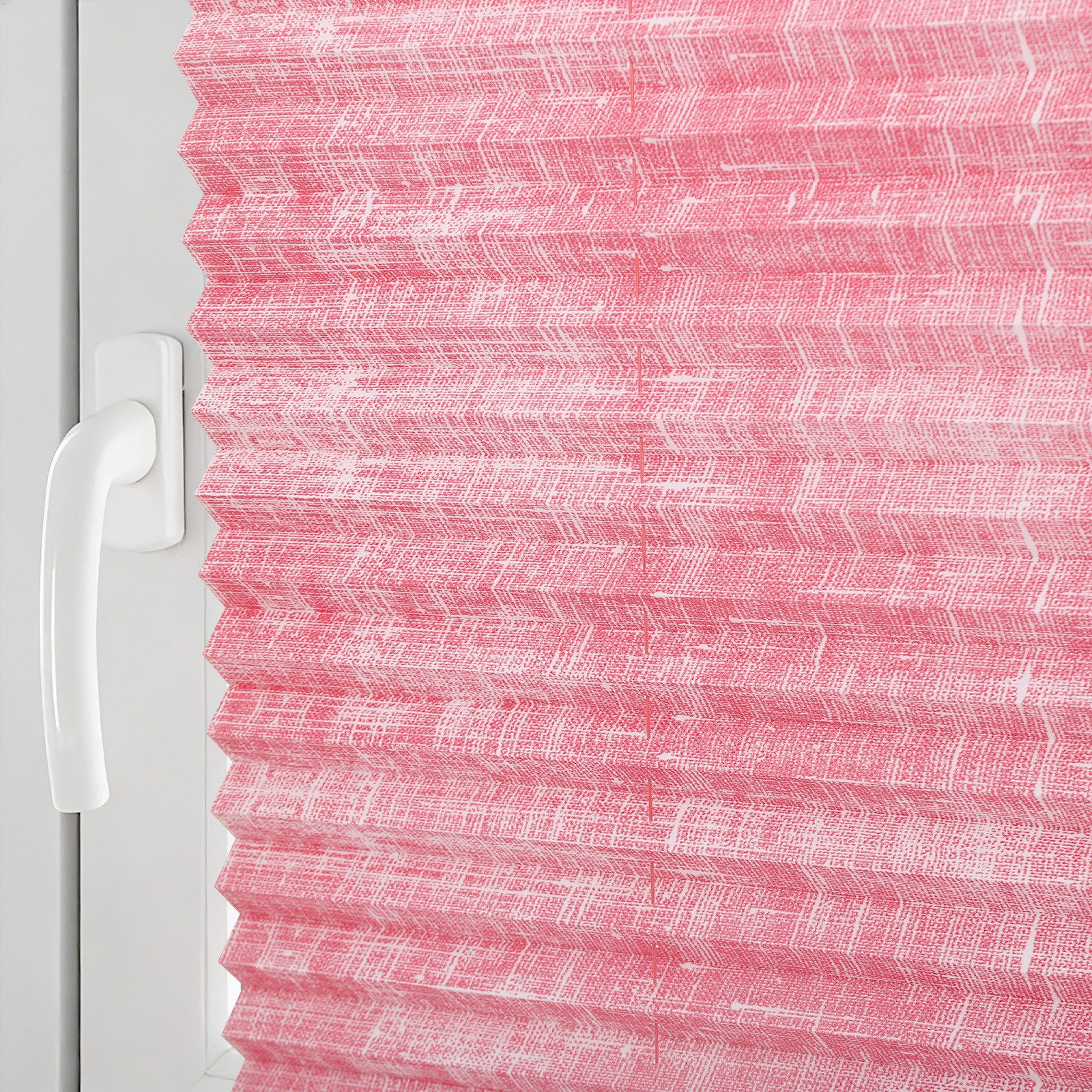 Sekey Plissee Plissee ohne Bohren Lichtschutz Rollo Klemmfix für Fenster & Tür, blickdicht, verspannt, Klemmfix, Faltrollo, Easyfix, Sonnenschutzrollo, Jalousie – Bild 3 von 5