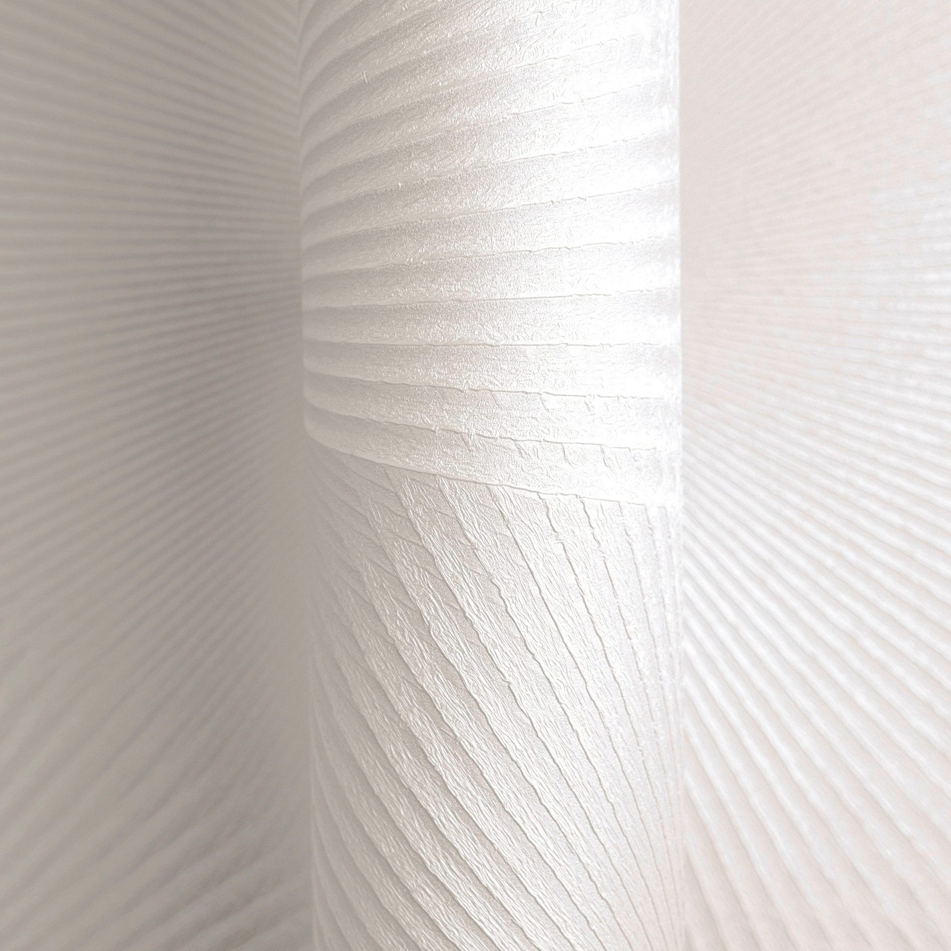 A.S. Création Vliestapete Trend Spectrum Fan – Glamouröse 3D-Fächeroptik Vliestapete, strukturiert, 3D-Optik, glänzend, geometrisch, (1 St), Grafisches Fächermotiv mit räumlicher Wirkung und edlem Glanz