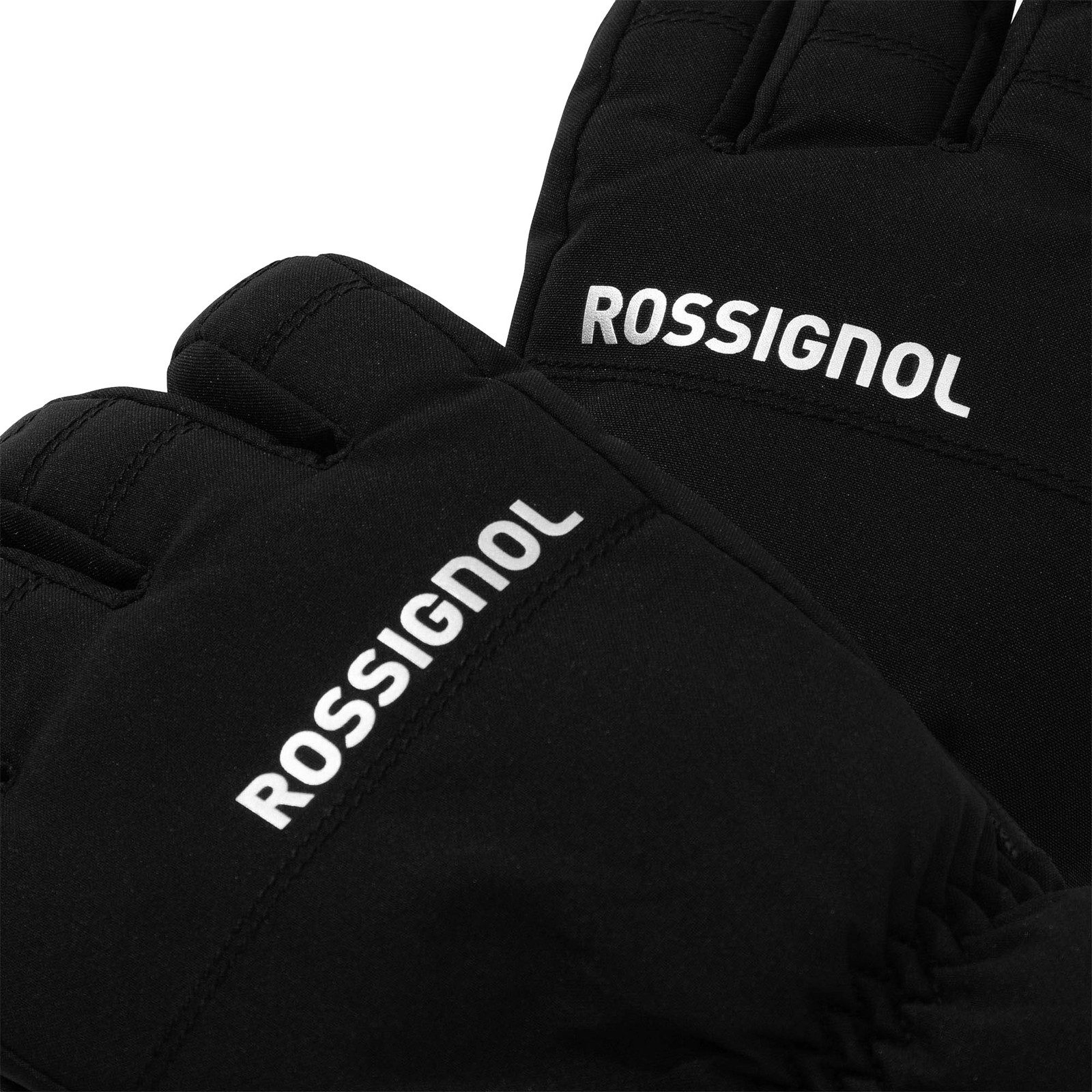 Rossignol Skihandschuhe Perfy G mit aufgedrucktem Markenschriftzug in silber