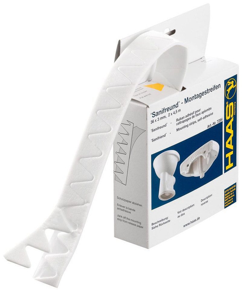 HAAS Duschwannen-Schallschutz Schallschutzband (2x4,5 m), Haas-7284