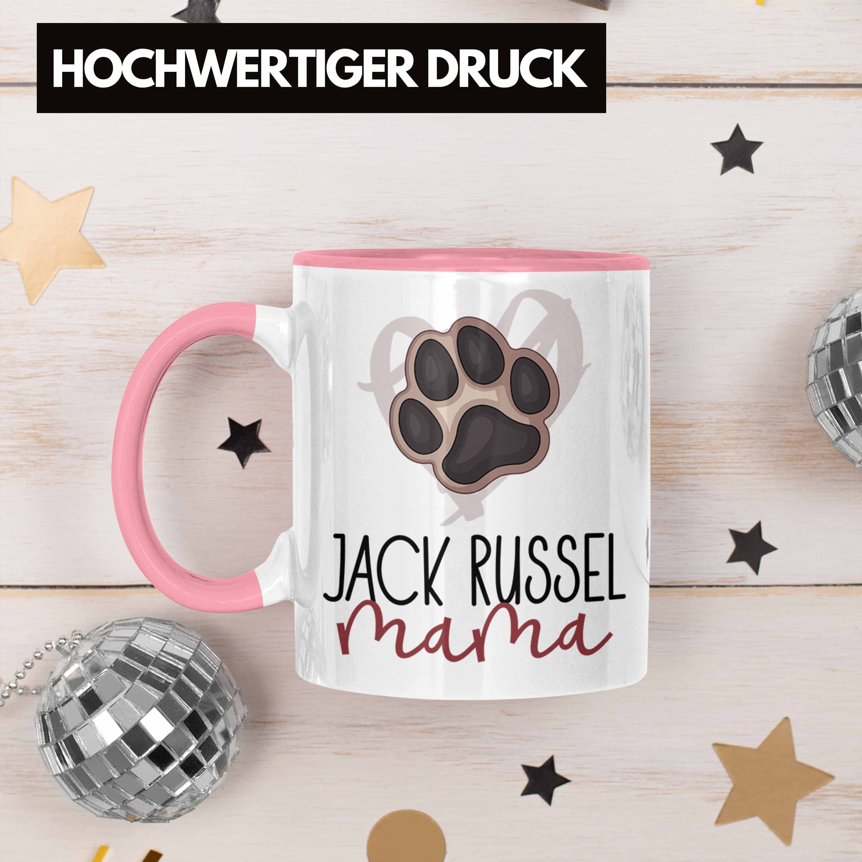 Rosa Pfote Mama Jack Muttertag Geschenk Tasse Trendation Lustige Russel Tasse
