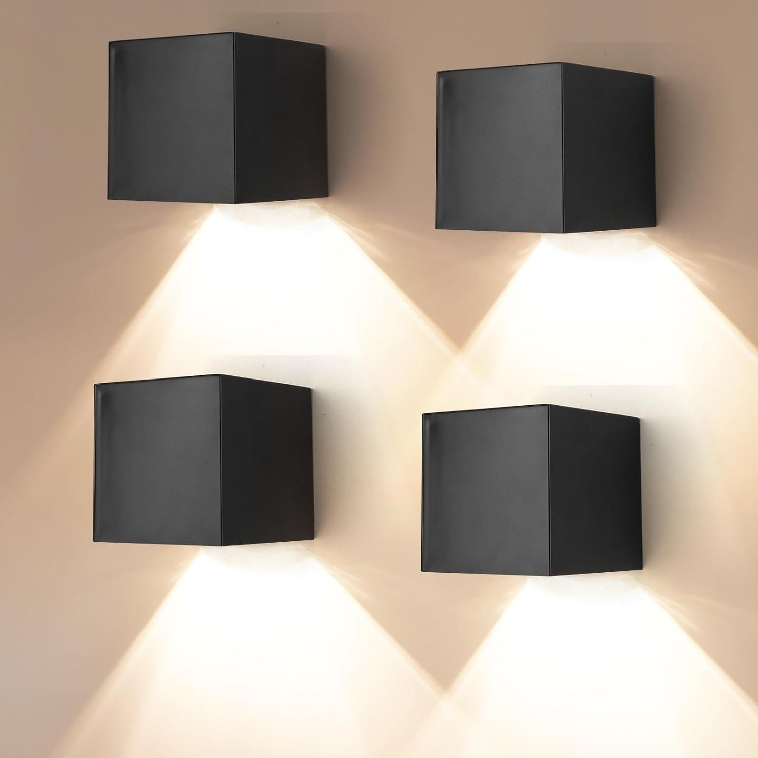 BlingBin LED Außen-Wandleuchte Solar Wandleuchte Aussen, günstig online kaufen