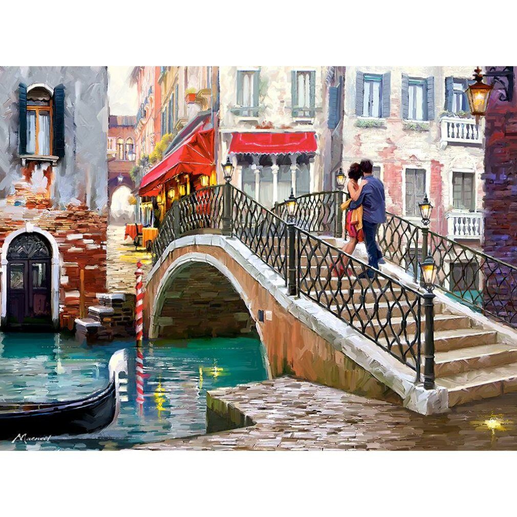 Castorland Puzzle Puzzle Brücke in Venedig 2000 Teile, Puzzleteile