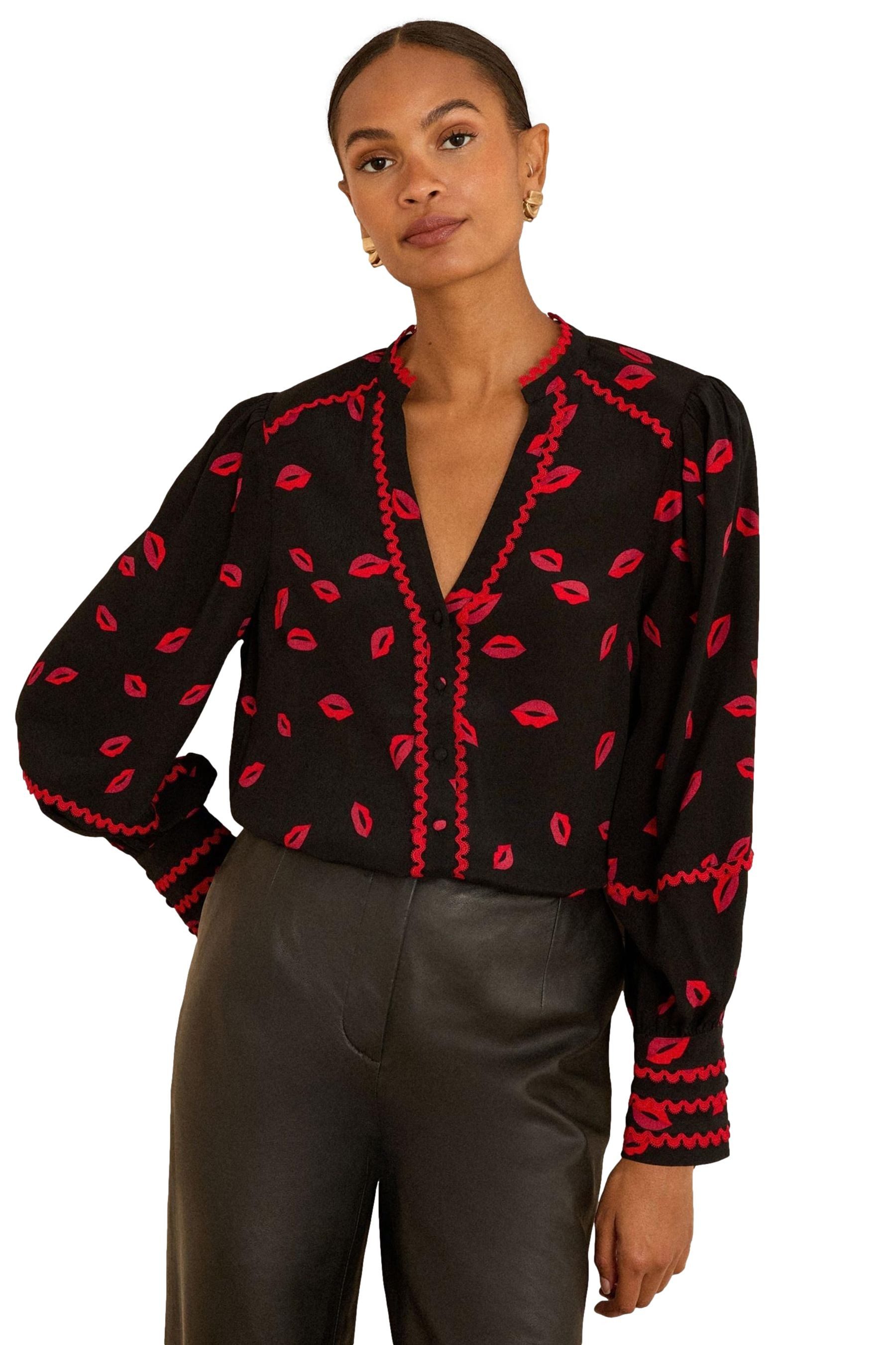 Love & Roses Langarmbluse Love & Roses Langärmlige Bluse, Petite (1-tlg) günstig online kaufen