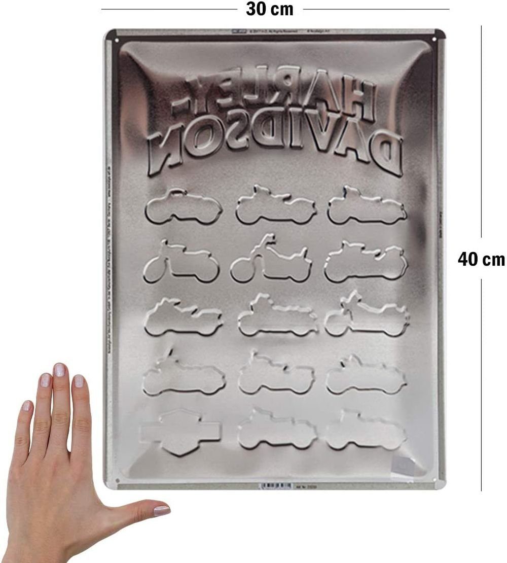 Nostalgic-Art Metallschild Blechschild 30 x 40 cm - Harley-Davidson - Models