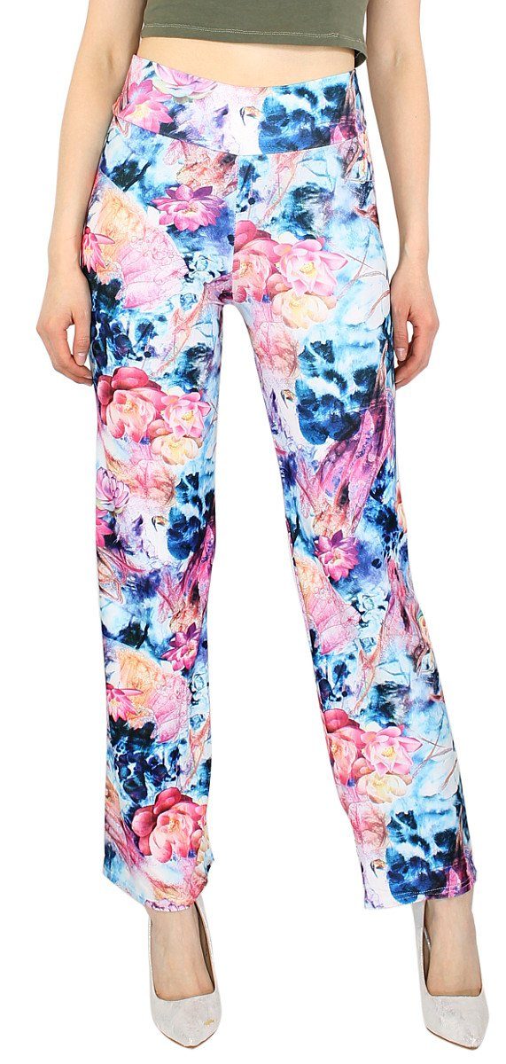 dy_mode Dancehose Damen Dancepants High Waist Stoffhose Straight Leg Leggin günstig online kaufen