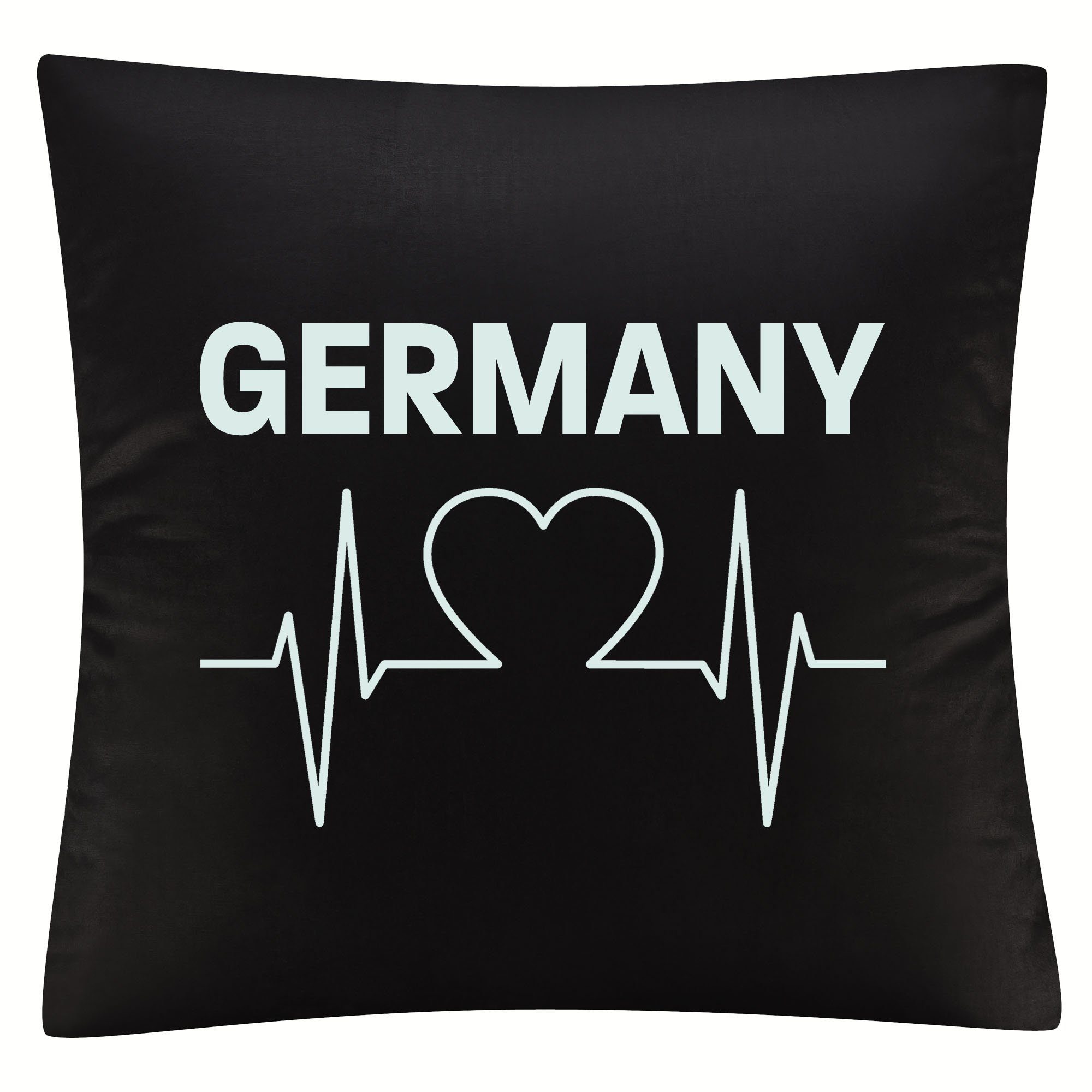 Kissenbezug Germany - Herzschlag - Kissen, multifanshop