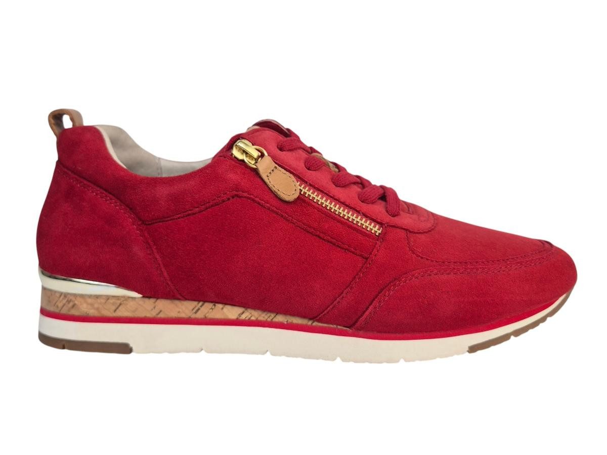 rubin/cognac Reißverschl. Sneaker