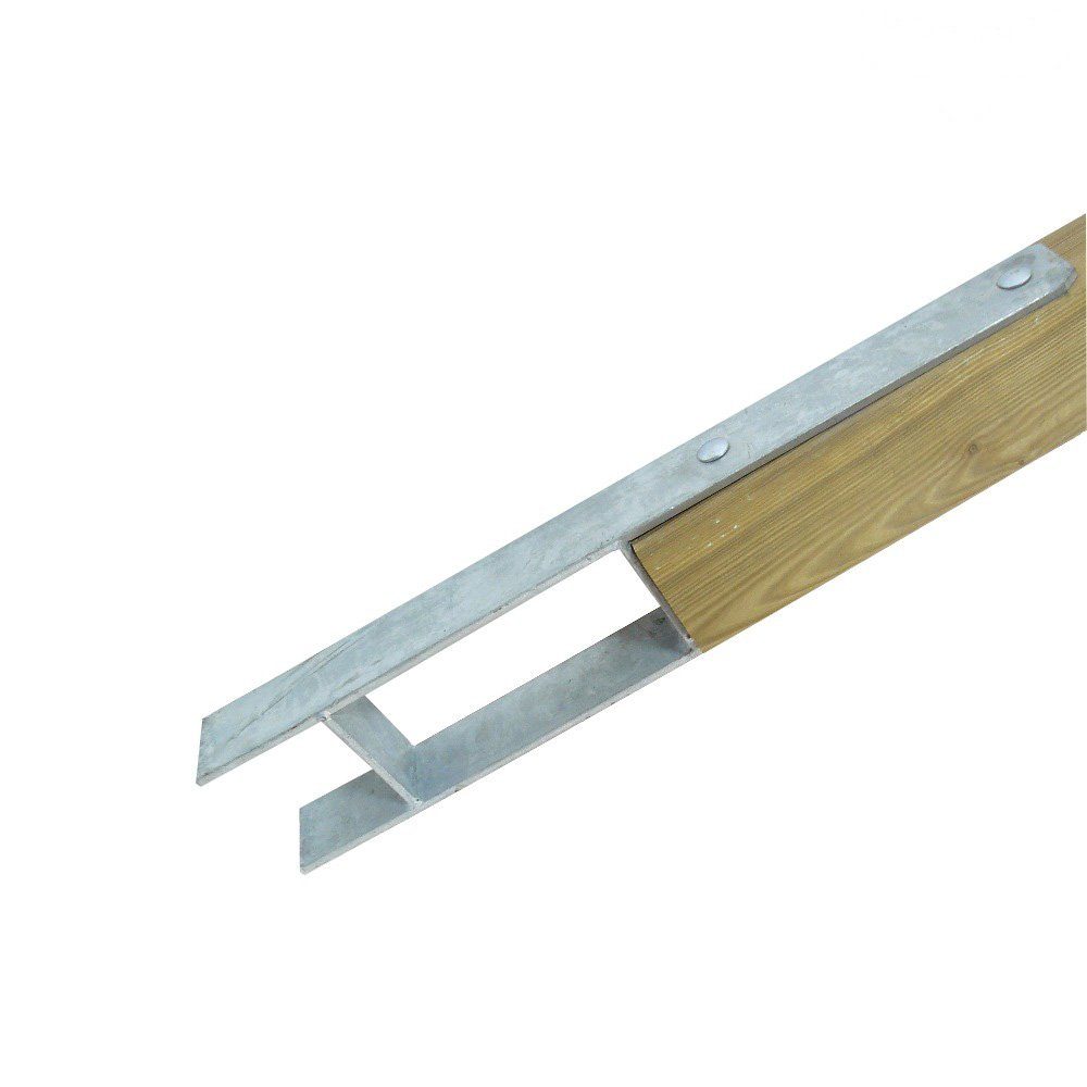 Wickey H-Pfostenanker MasterLock H-Bodenanker – Für Klettergeräte der Fit Serie, für Wickey Fit-Serie, Einbetonieren + Verschraubung, (stabile Verankerung für hohe Beanspruchung, 2-St., Verfügbare Sets: 2er, 4er, 5er, 6er, 8er – passend je nach Gerät), extrem witterungsbeständig, einfache Montage