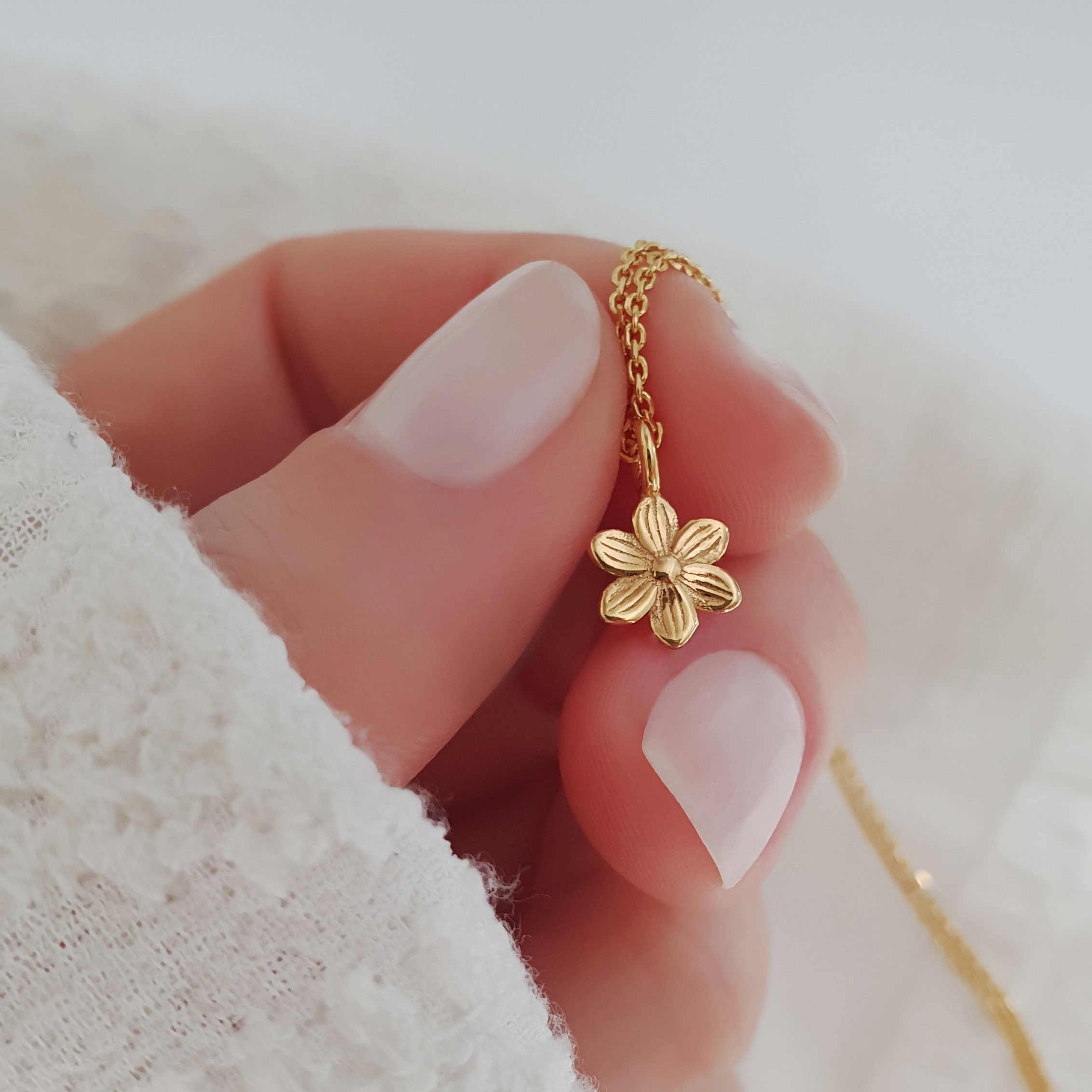 SCHOSCHON Kette mit Anhänger Kette Blüte günstig online kaufen