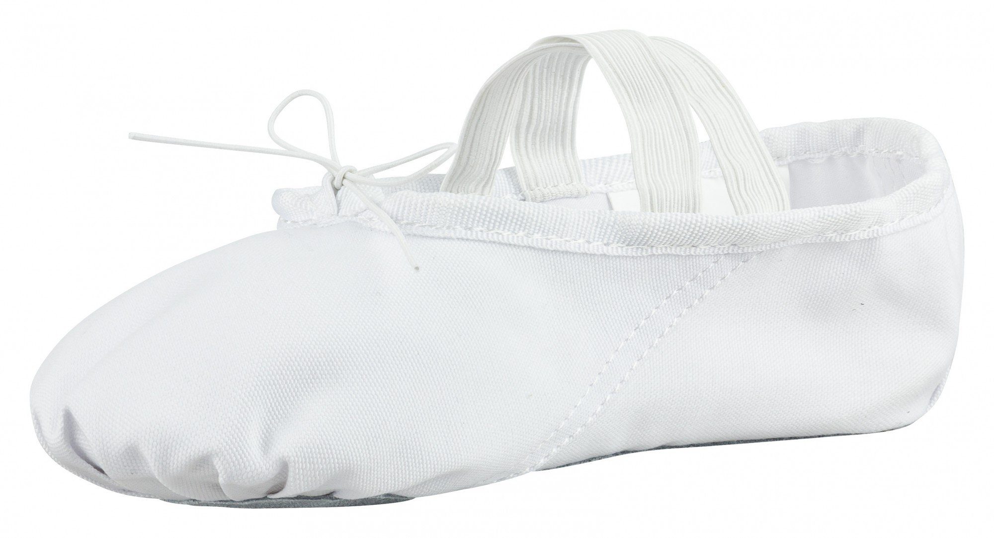 tanzmuster Ballettschuhe Dani mit ganzer Ledersohle Tanzschuh Ballettschläppchen für Mädchen – Bild 4 von 5