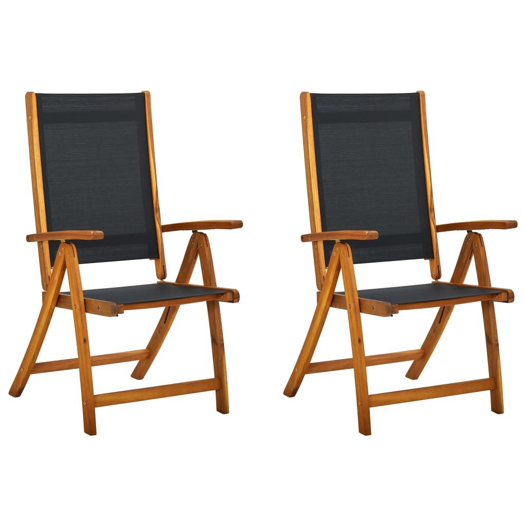 vidaXL Gartenstuhl Gartenstühle 2 Stk. Klappbar günstig online kaufen