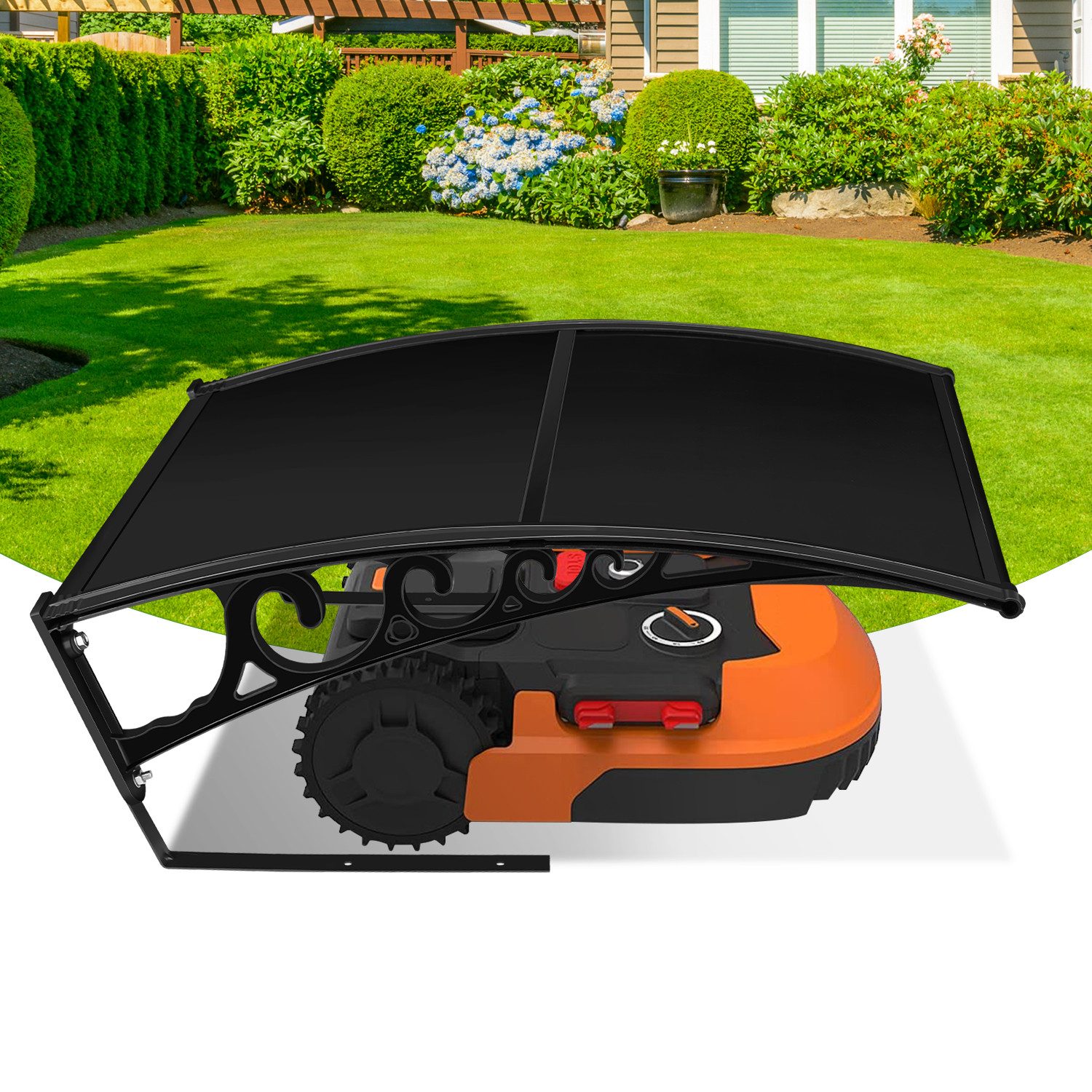 Clanmacy Mähroboter-Garage Rasenmäher Garage Rasenmäher Garage günstig online kaufen
