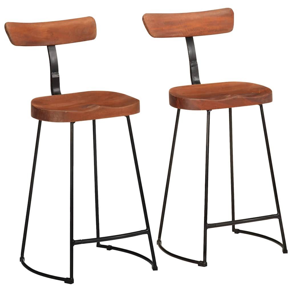 Barhocker Barhocker 2 Stk. 49x43x88 cm Massivholz