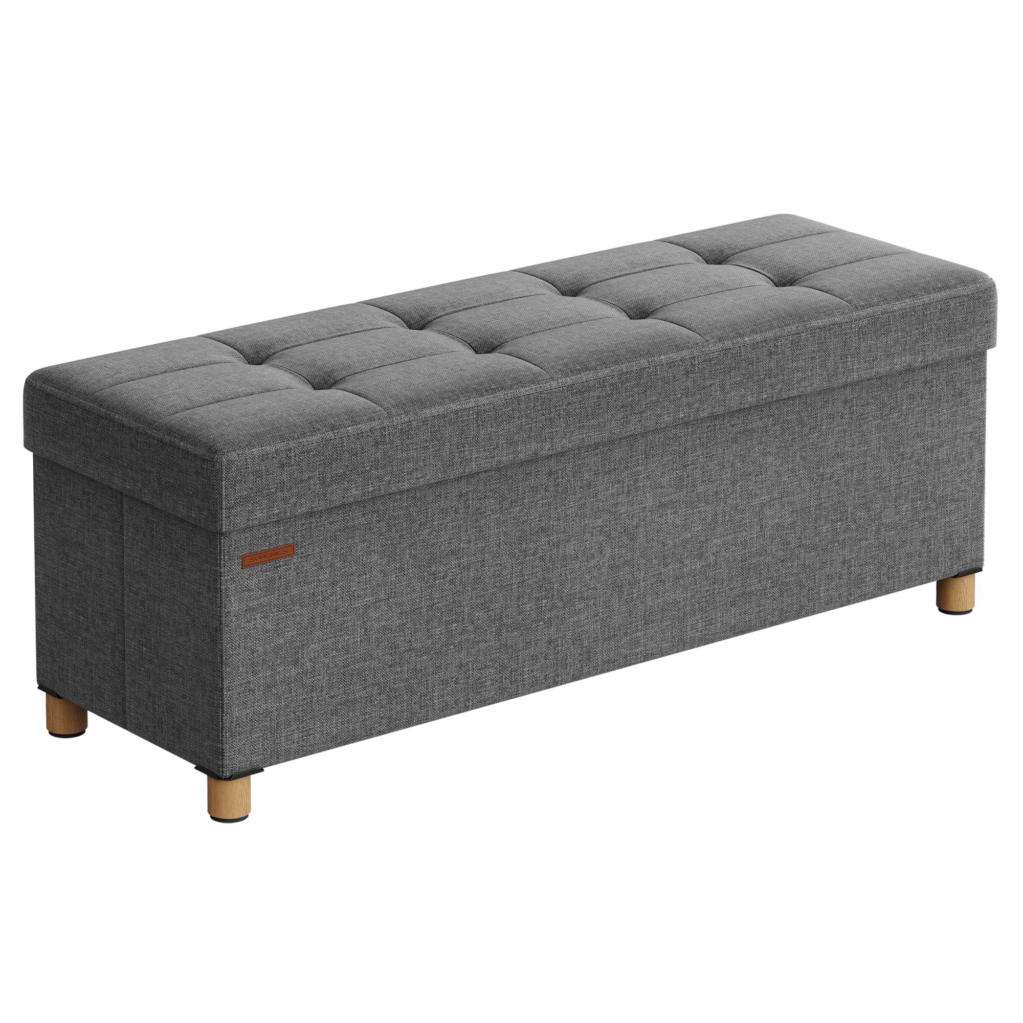 SONGMICS Sitzbank sitzhocker, 76/110cm mit Stauraum, günstig online kaufen