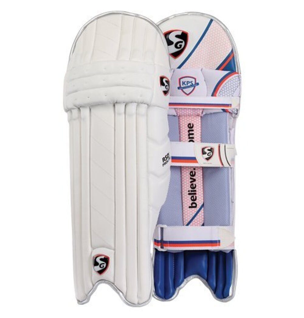 SG Protektoren-Set RSD Prolite Batting Leg Guard für Männer & Jungen (Bestandteile des Pakets: 1 Paar Beinschützer, Cricket-Sicherheitsausrüstung, Cricket-Pads, Batting Leg Armor), Verschlussart: Haken und Schlaufe, Beinschutz für Cricket