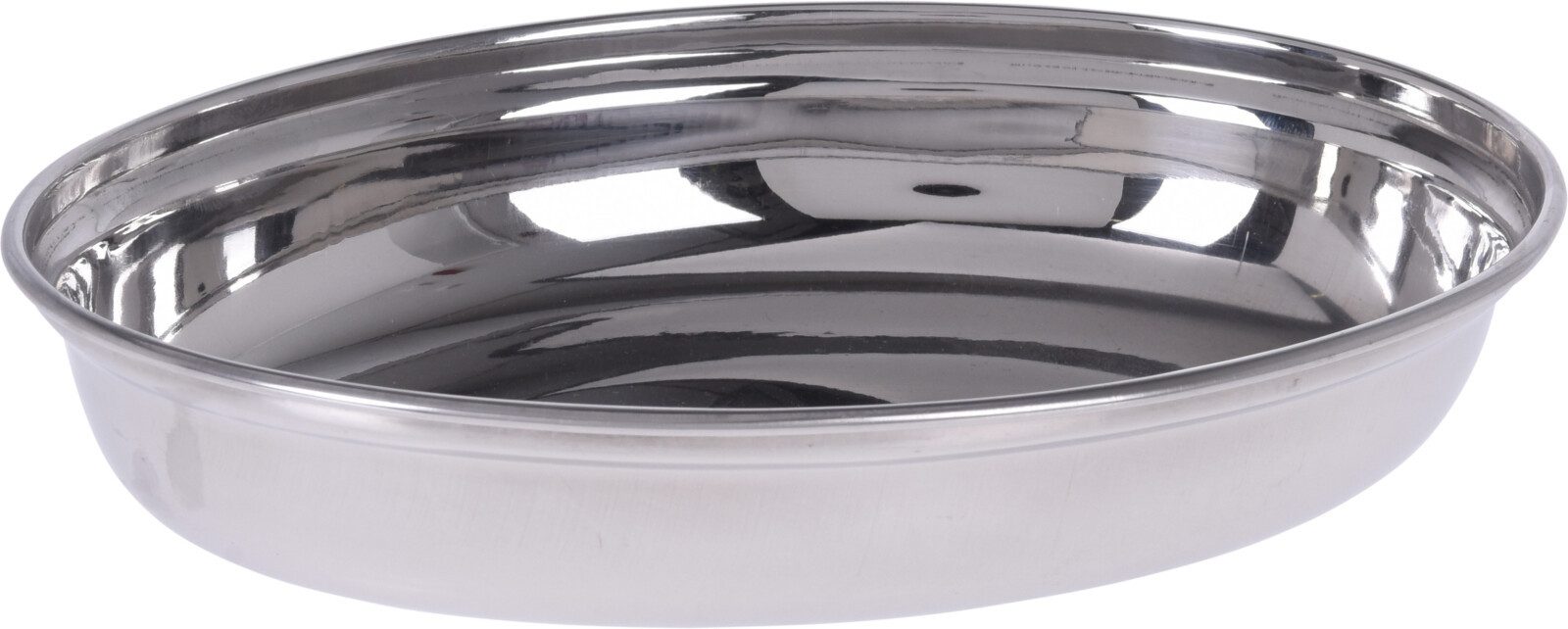 Koopman Dekoschale Servierschale Oval Edelstahl 19x14x3,5 cm 1/2/4 er Set (Stück, 1 St., Packung), 1 Stk, Servierschale, Edelstahl, Obstschale, Dekoration Metallschale