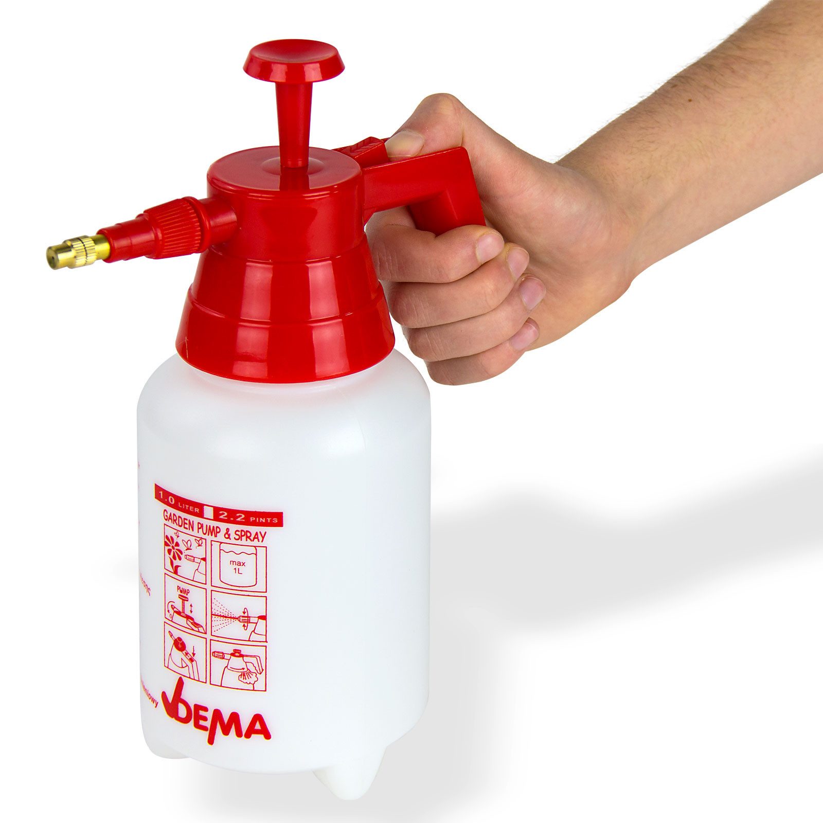 DEMA Sprühflasche Drucksprüher 1L, (1-tlg)