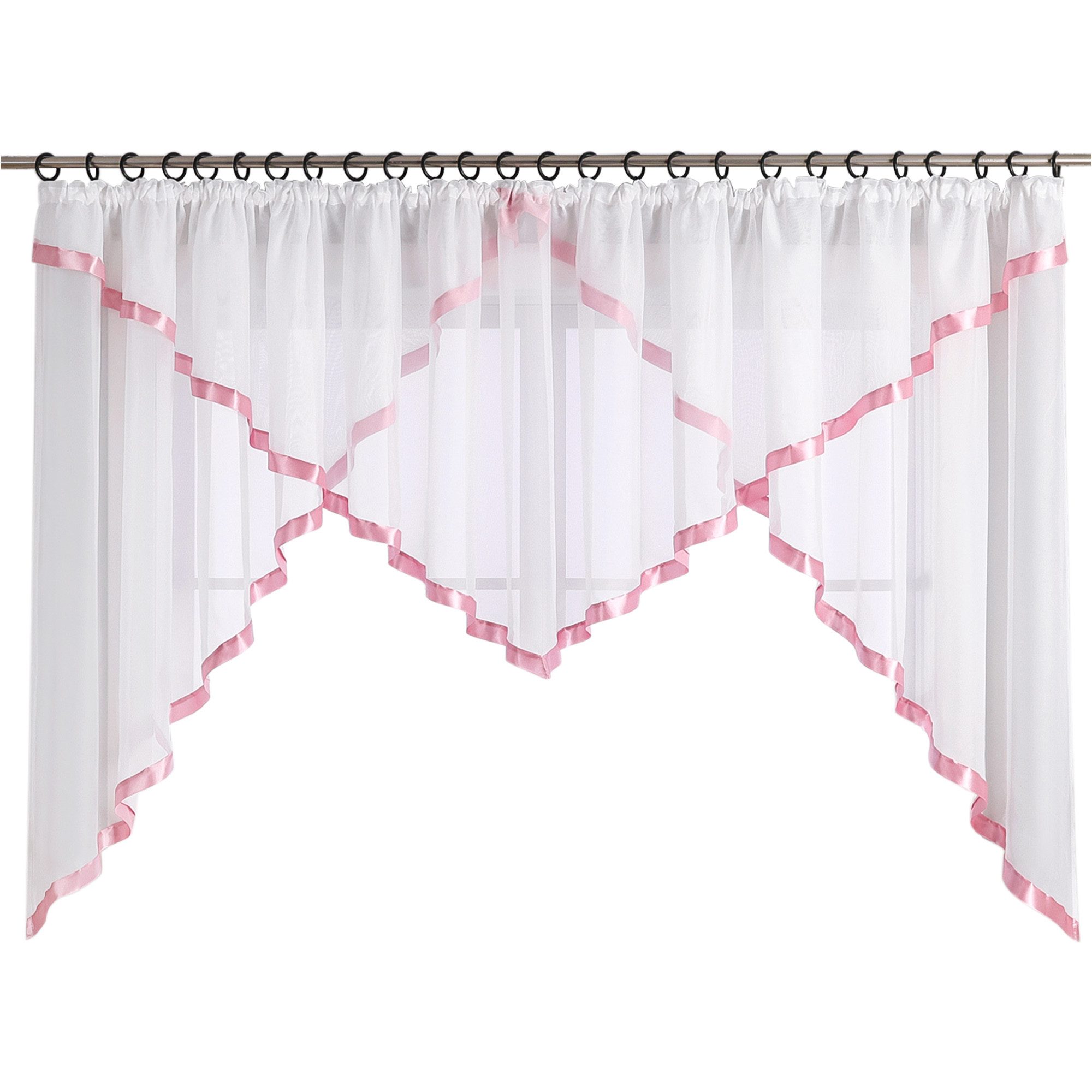 Joyswahl Scheibengardine Claudia (1 St), Kräuselband, transparent, Voile mi günstig online kaufen