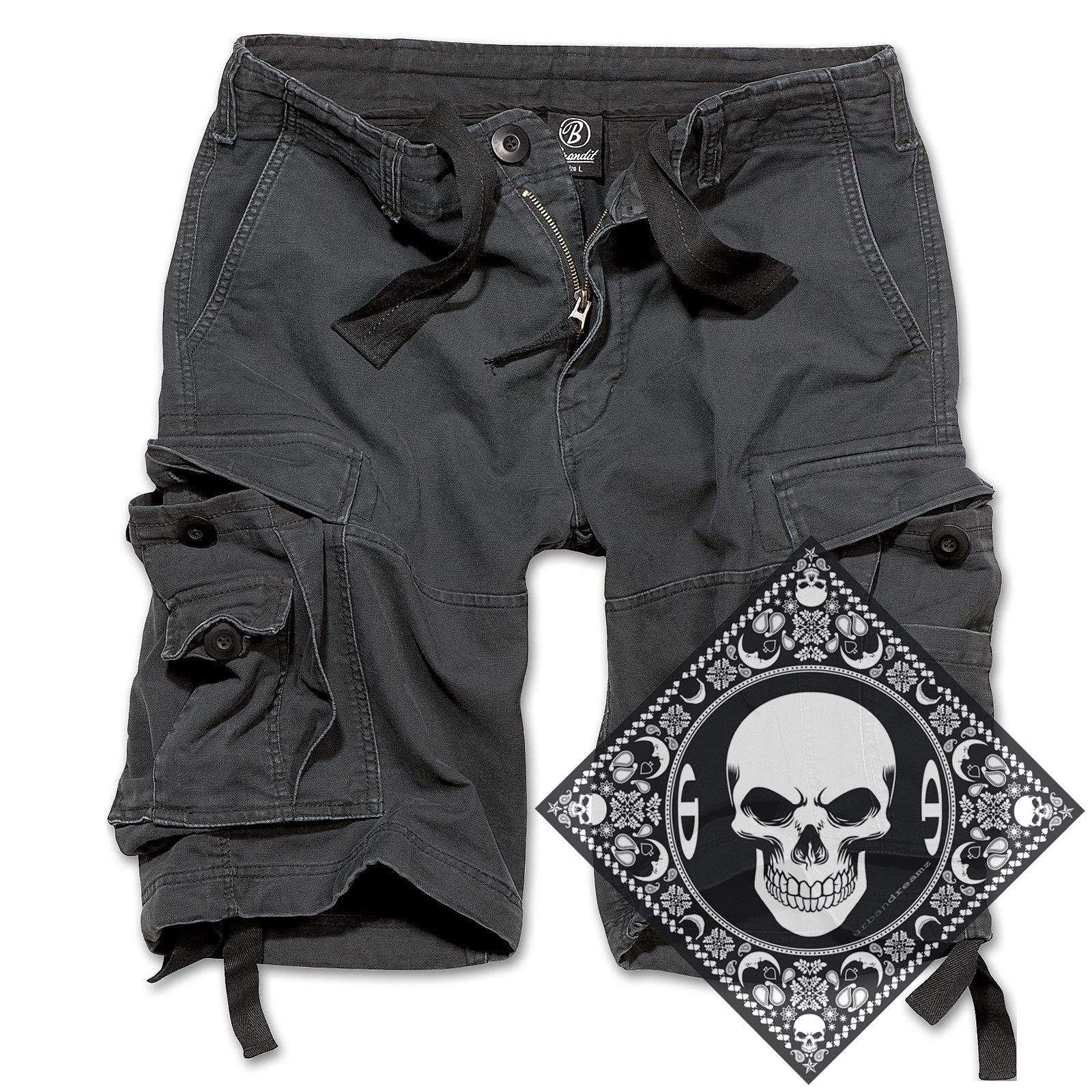 Brandit Cargoshorts Cargo Shorts Robuste kurze Hose schwere Qualität