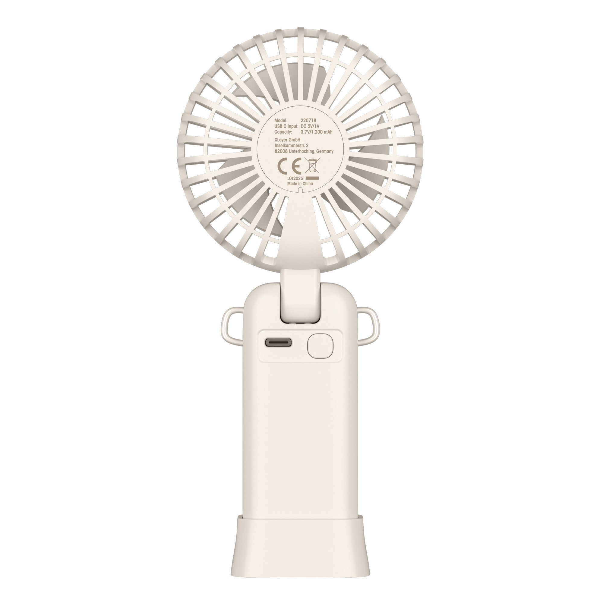 XLAYER Handventilator Handventilator Tischventilator tragbar wiederaufladba günstig online kaufen