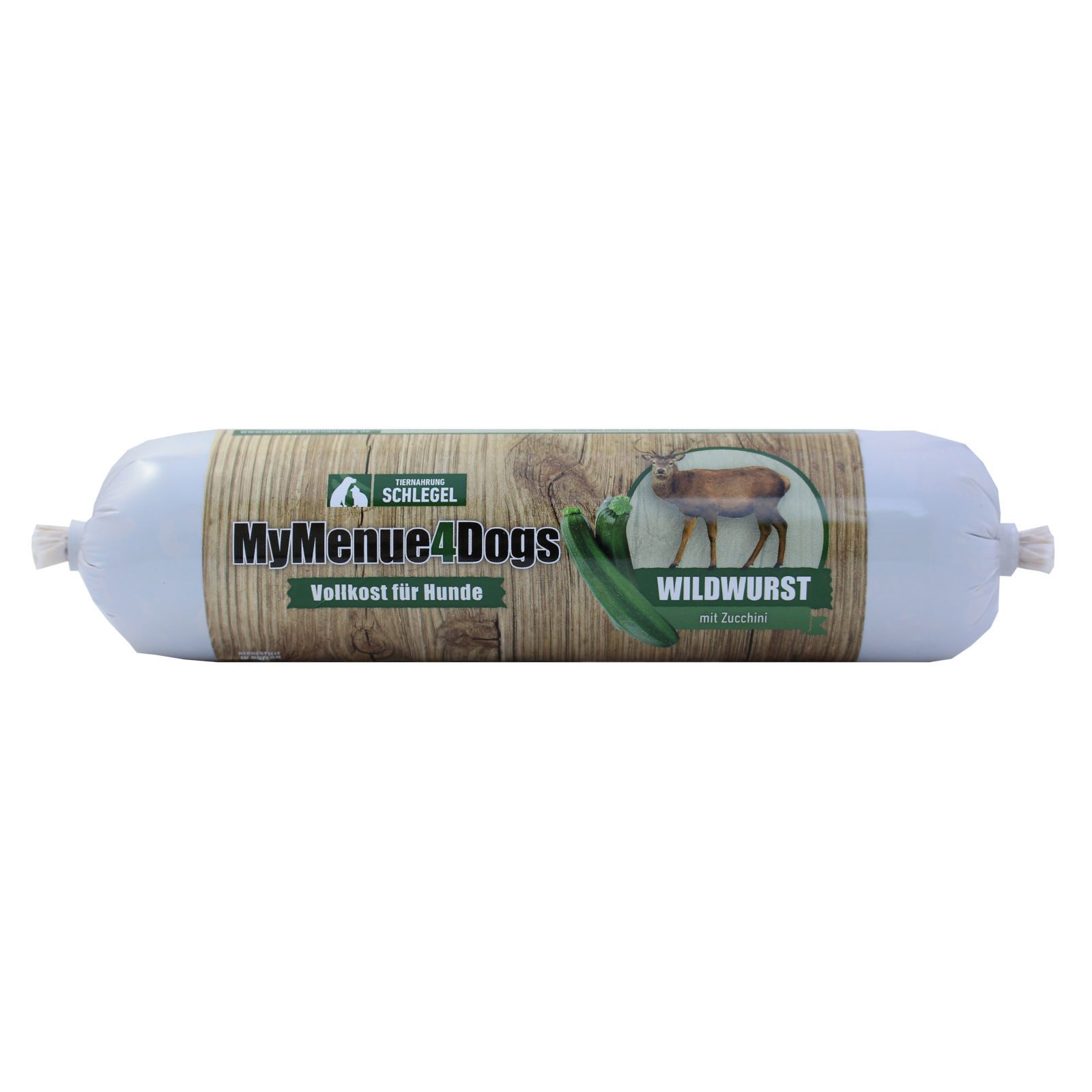 Tiernahrung Schlegel MyMenue4Dogs Hundefutter Wildwurst, Nassfutter für: Hunde