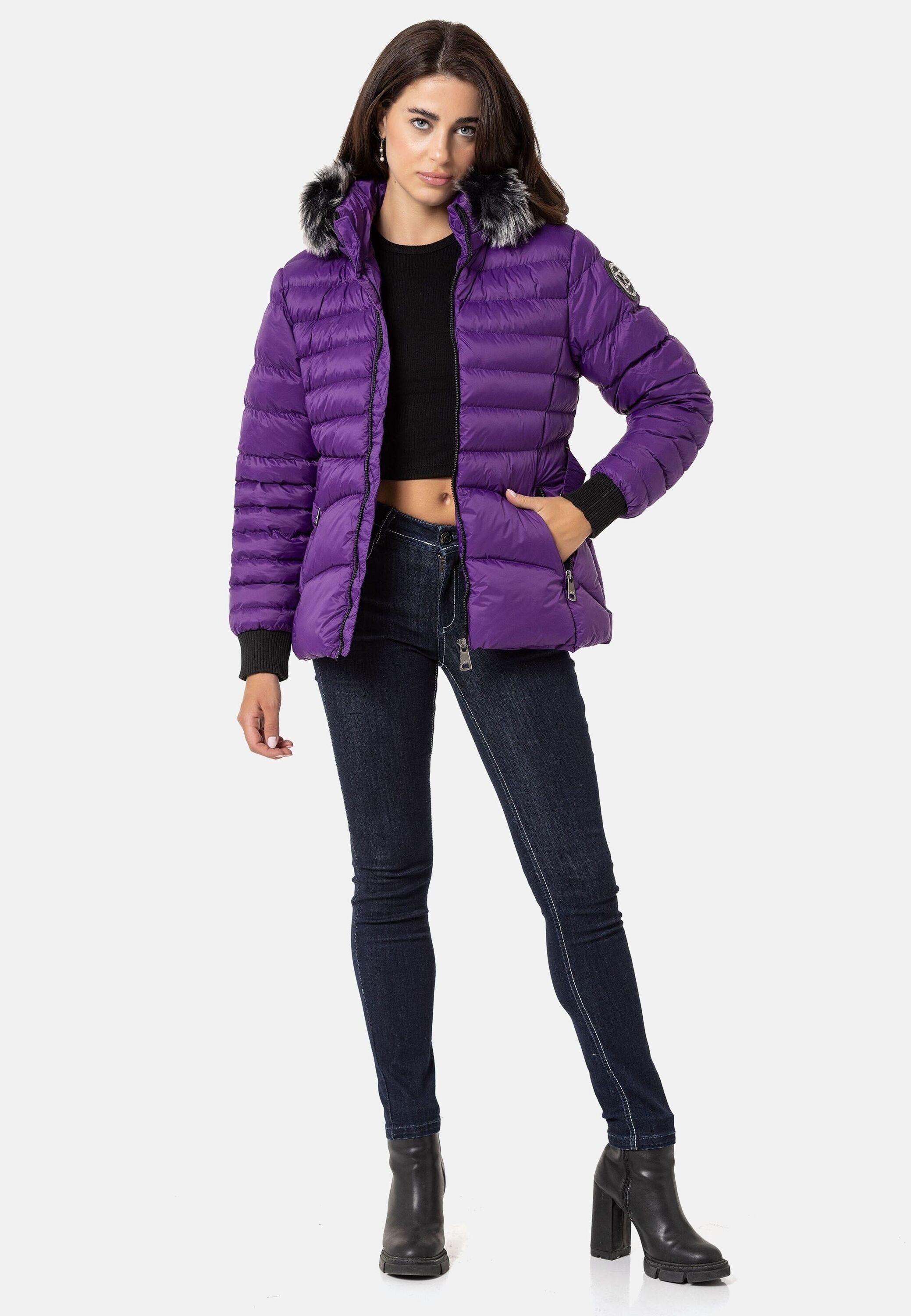 Cipo & Baxx Winterjacke Jacken mit Kapuze, WM132 – Bild 5 von 5