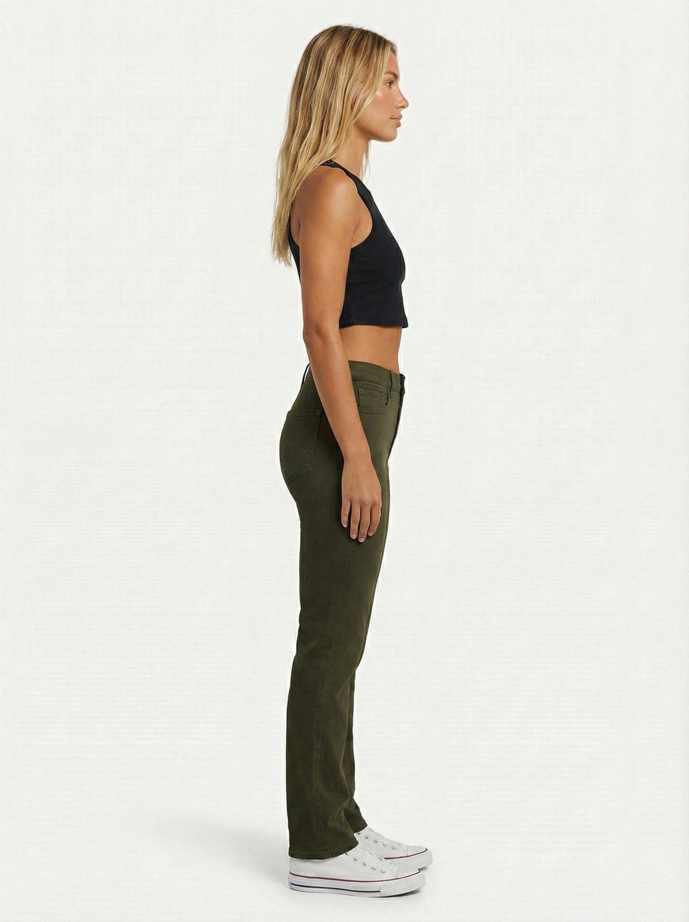 ESRA Stoffhose Stretch Hose Damen Regular Stoff-Hose Damen Elegant Hose ela günstig online kaufen