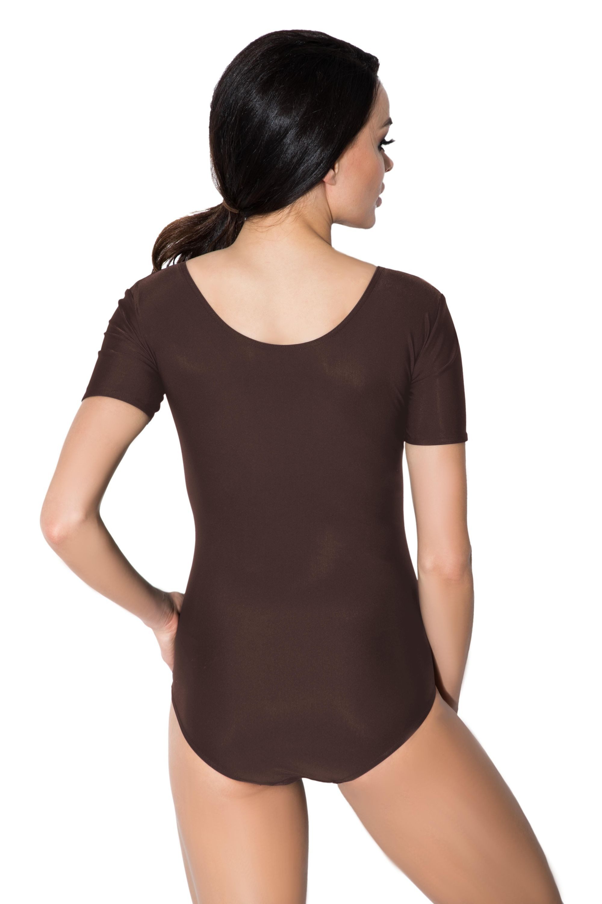 Aquarti Turnanzug Aquarti Damen Ballett Trikot Kurzarm Gymnastik Tanz-Body