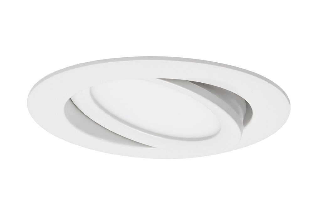 Briloner Leuchten LED Einbaustrahler 7114-436, LED fest integriert, 2700K - Extra-Warmweiß, 3er Set, schwenkbar, weiß, IP23, 10,6 cm