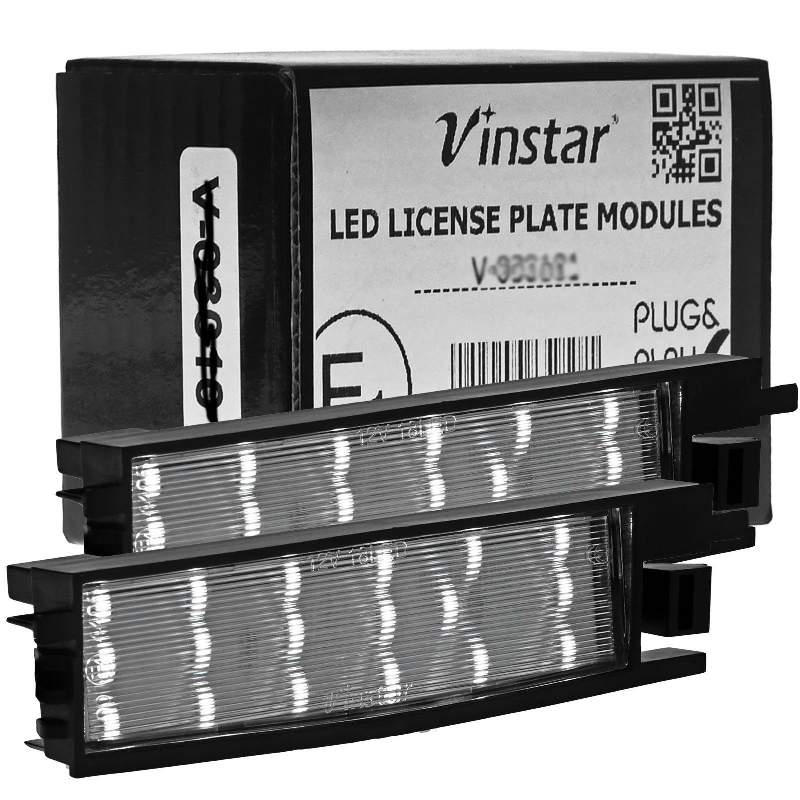 Vinstar KFZ-Ersatzleuchte LED Auris TOYOTA, RAV4 2012 kompatibel ab für Toyota 2006-2013 Kennzeichenbeleuchtung E-geprüft mit