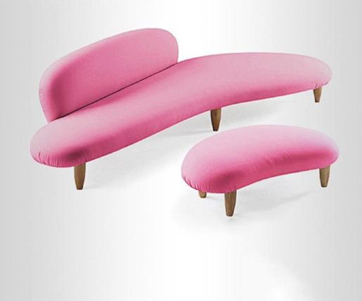 Polster, Rosa 4 Europe Möbel Wohnlandschaft Couchtisch Rosa in | Sofa Sitz | JVmoebel Made Weißes Rosa Sofa Sitzer