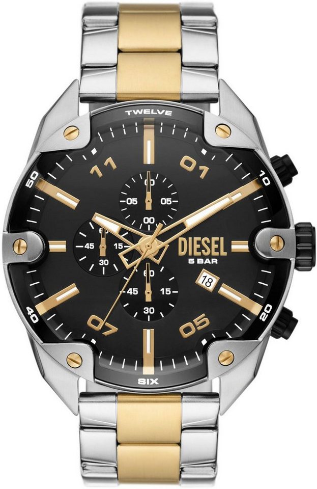 Diesel Chronograph SPIKED, DZ4627, Herrenuhr