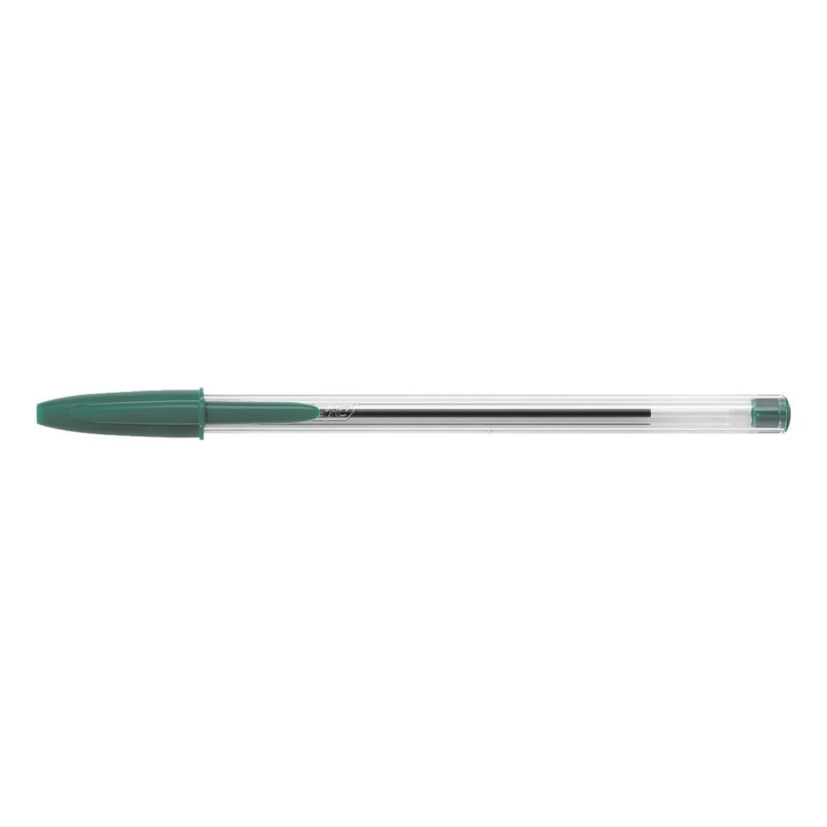 (50-tlg), BIC Kugelschreiber Cristal, mit Kappe grün