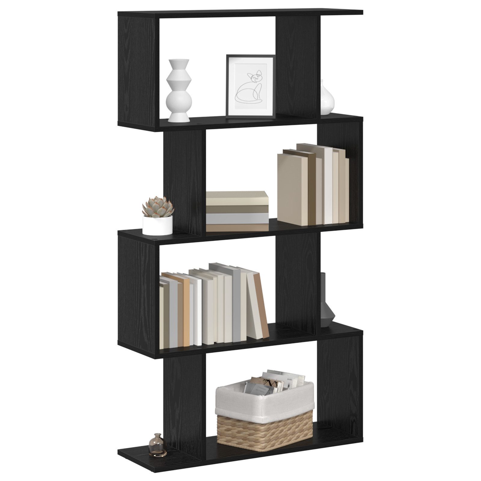 vidaXL Bücherregal Bücherregal Schwarze Eiche 70 günstig online kaufen