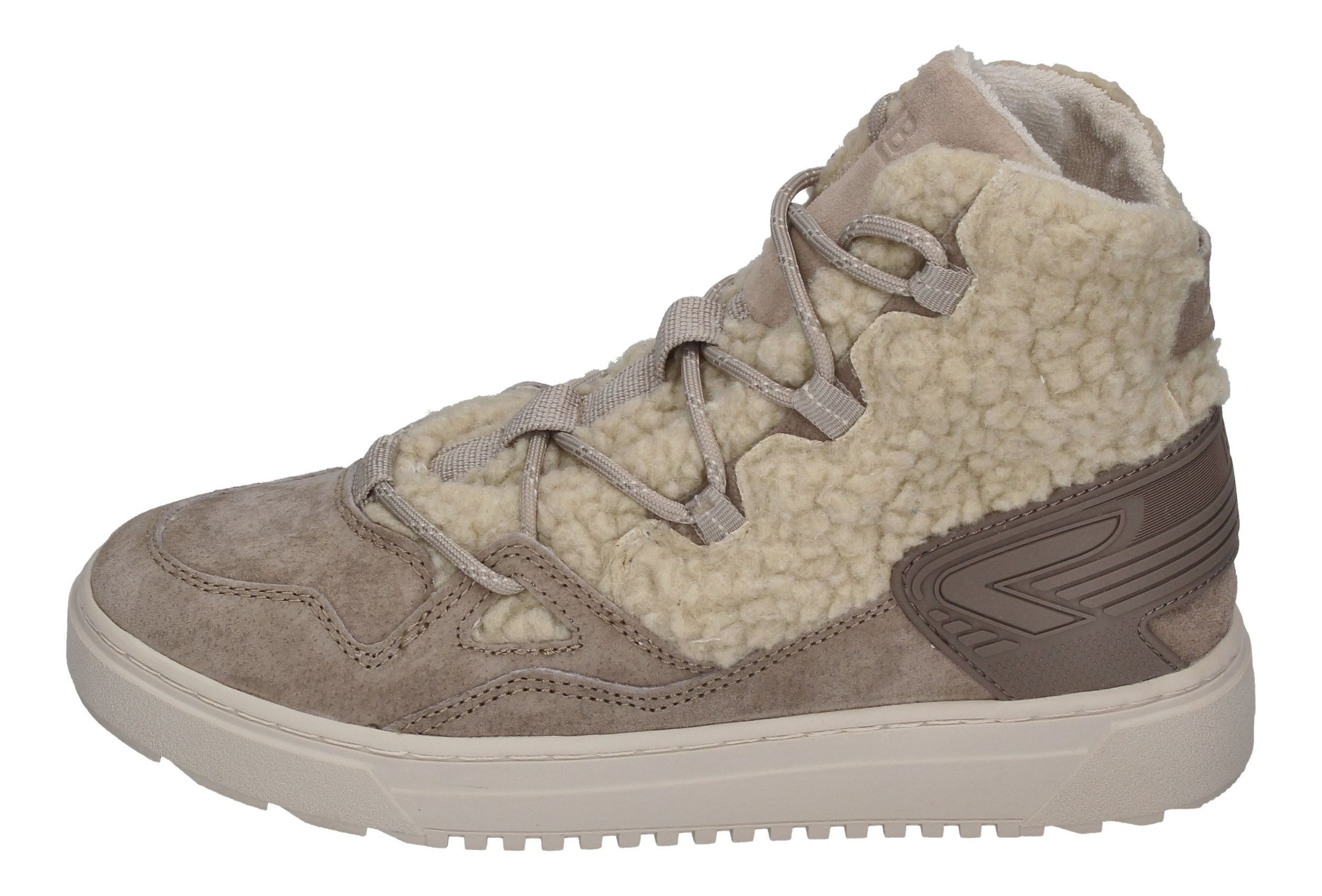 HUB Track W30 Stiefelette bone dark taupe