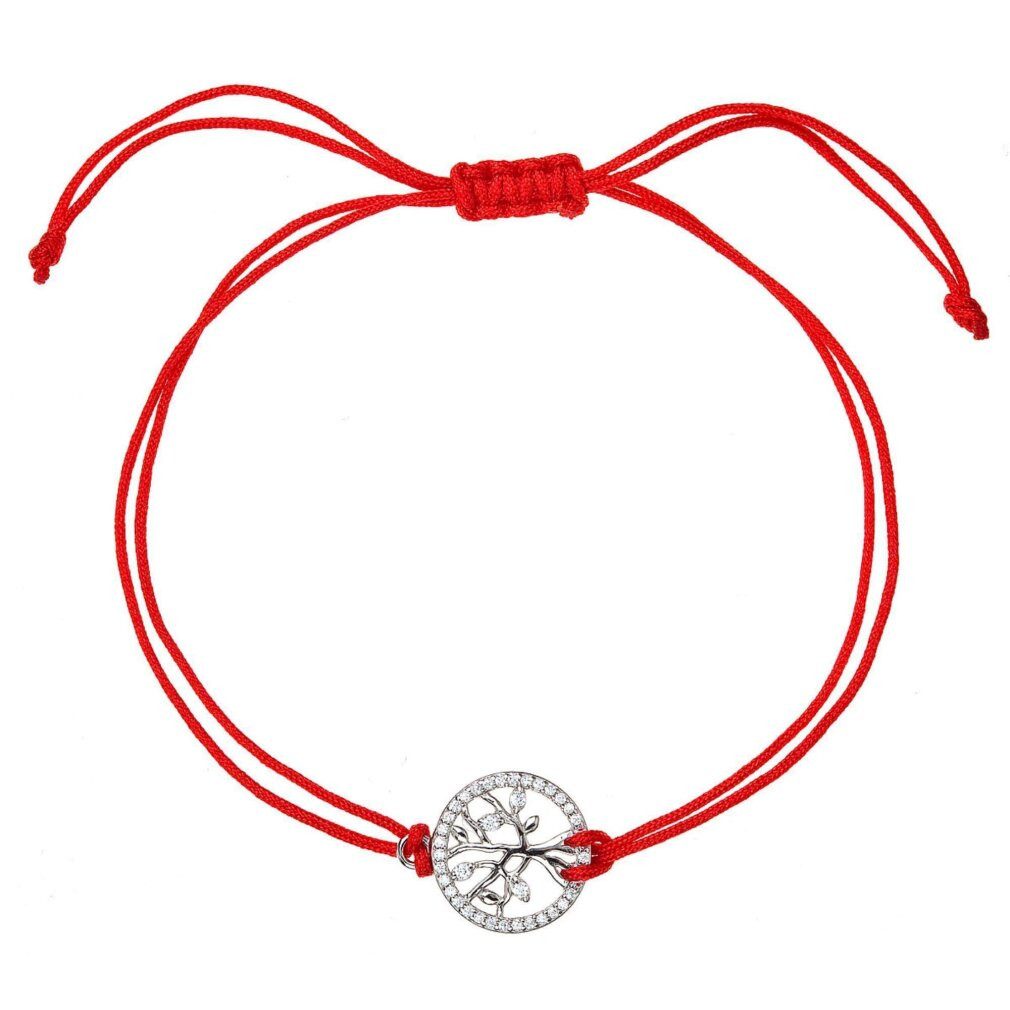 Armband Red kabbalah bracelet with tree of life 13021.3