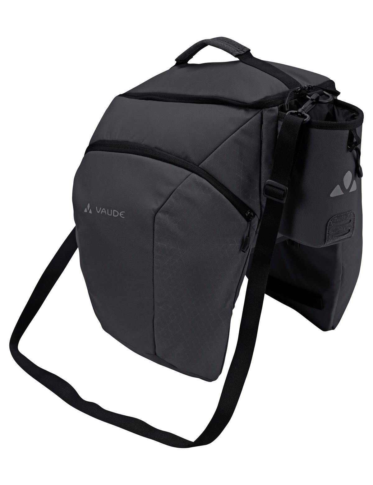 VAUDE Gepäckträgertasche eSilkroad Plus (UniKlip) (1-tlg., 1), wasser- und schmutzabweisend ohne PFC