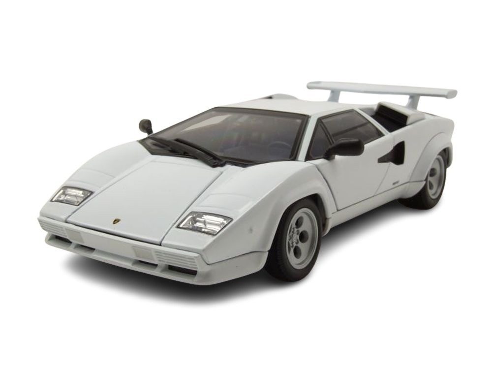 Welly Modellauto Lamborghini Countach LP 5000 S weiß, Maßstab 1:24