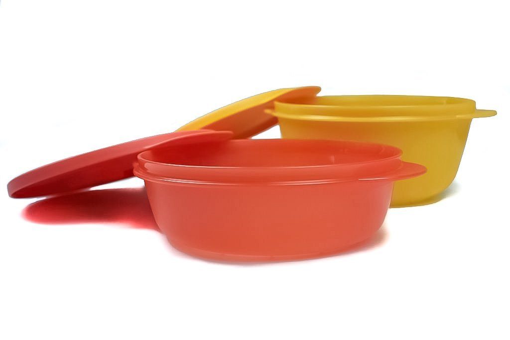 TUPPERWARE Mikrowellenbehälter TUPPERWARE Mikrowelle CrystalWave 1,3 L + 850 ml Mikro Micro Wave Pop