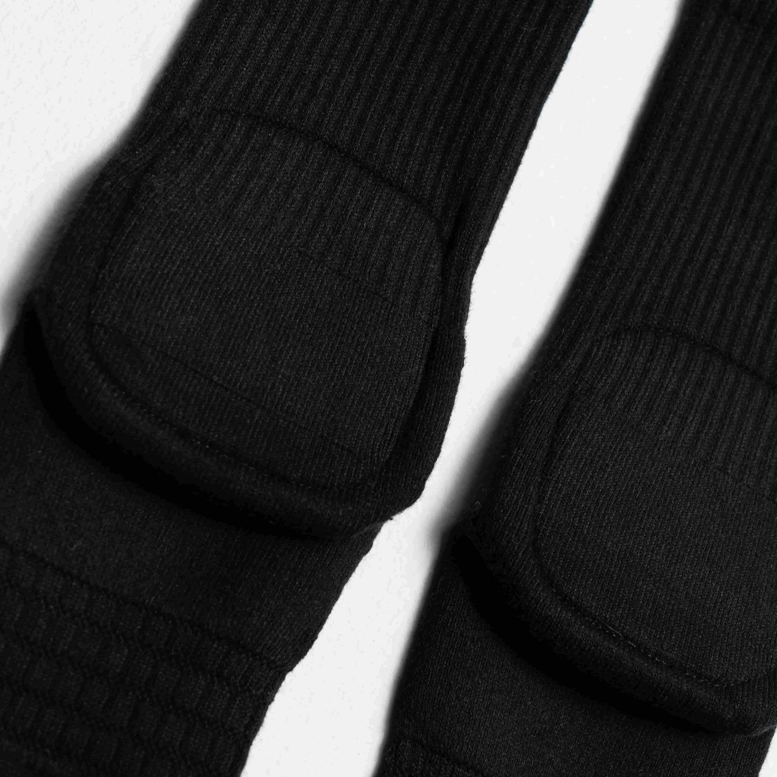 Berlin Soul Funktionssocken Socken mit integriertem Schaumstoff-Fersenpolster Schaumstoff-Pad reduziert Reibung und schützt die Ferse vor Blasen