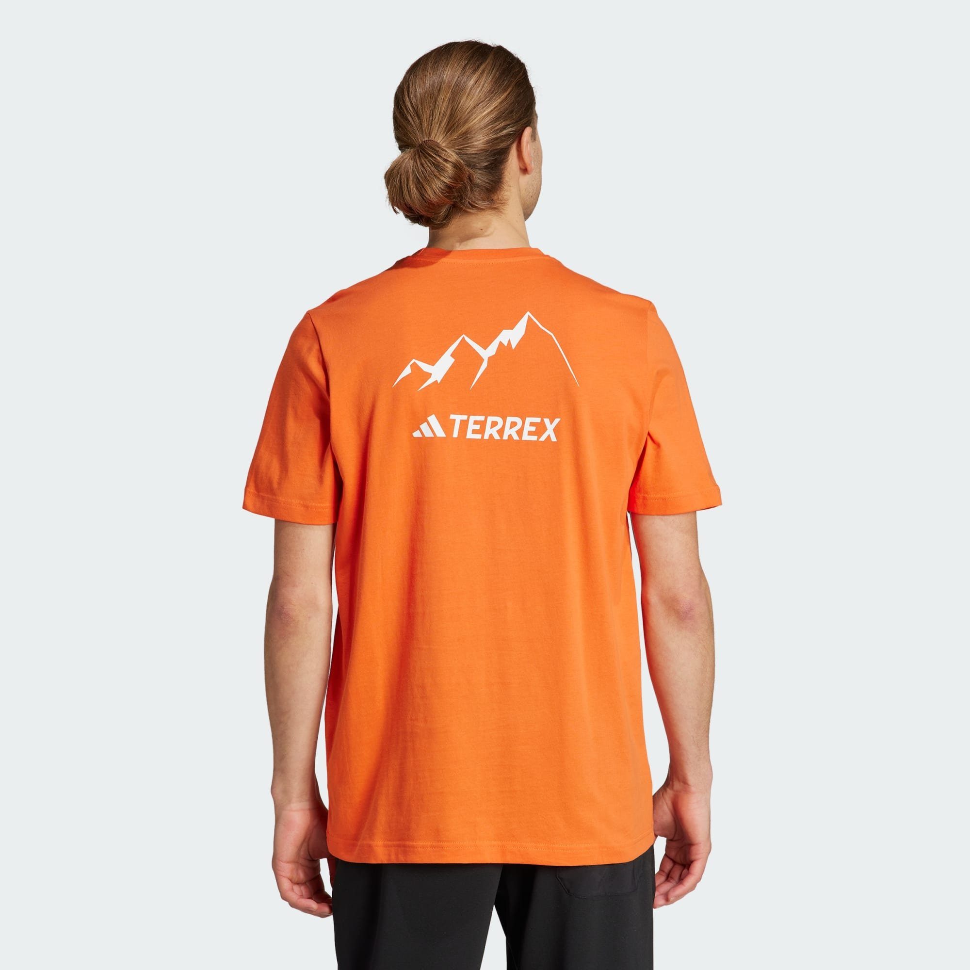 adidas MTN 2.0 T-SHIRT Semi Funktionsshirt Impact TERREX GRAPHIC TERREX Orange